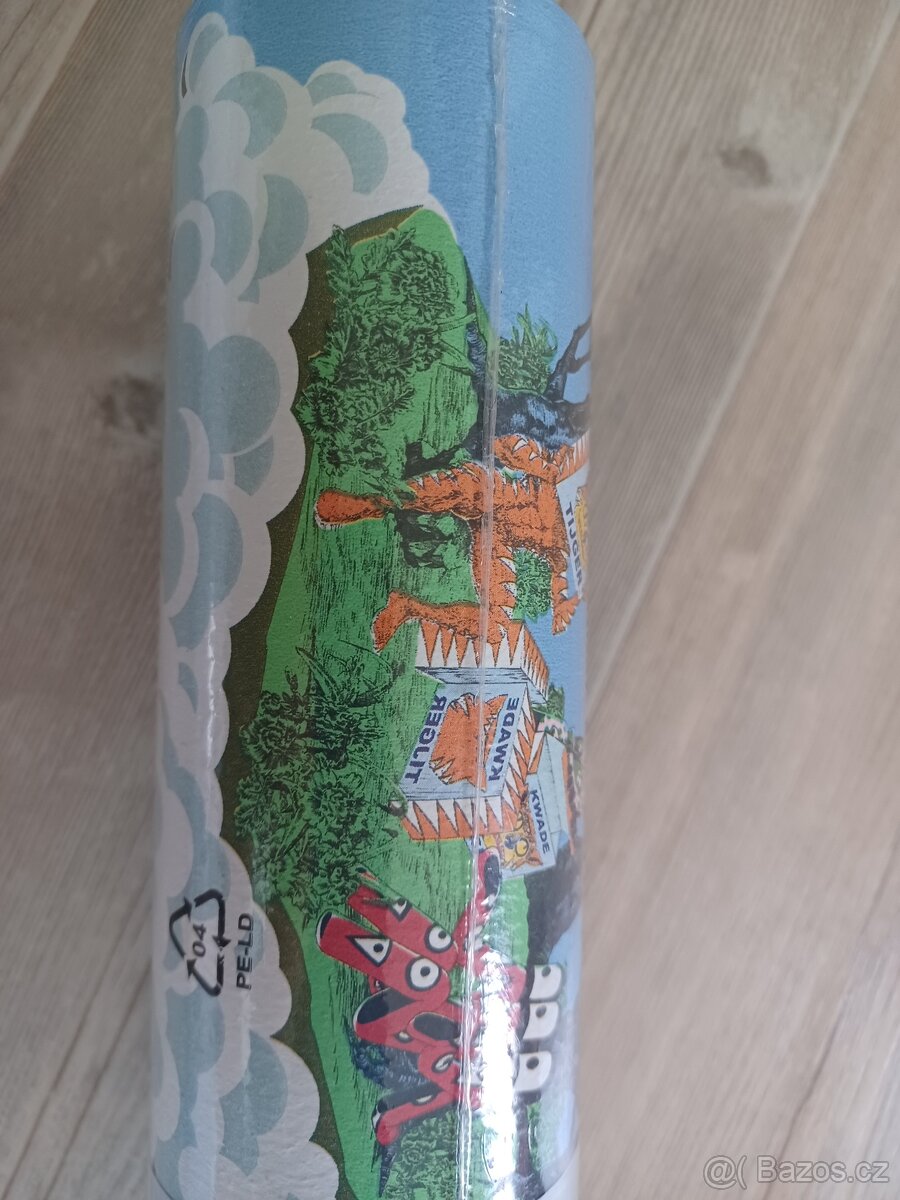 tapeta + látka IKEA