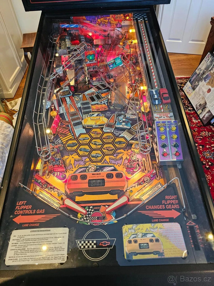 Pinballový automat Bally Pinball Corvette ve skvělém stavu