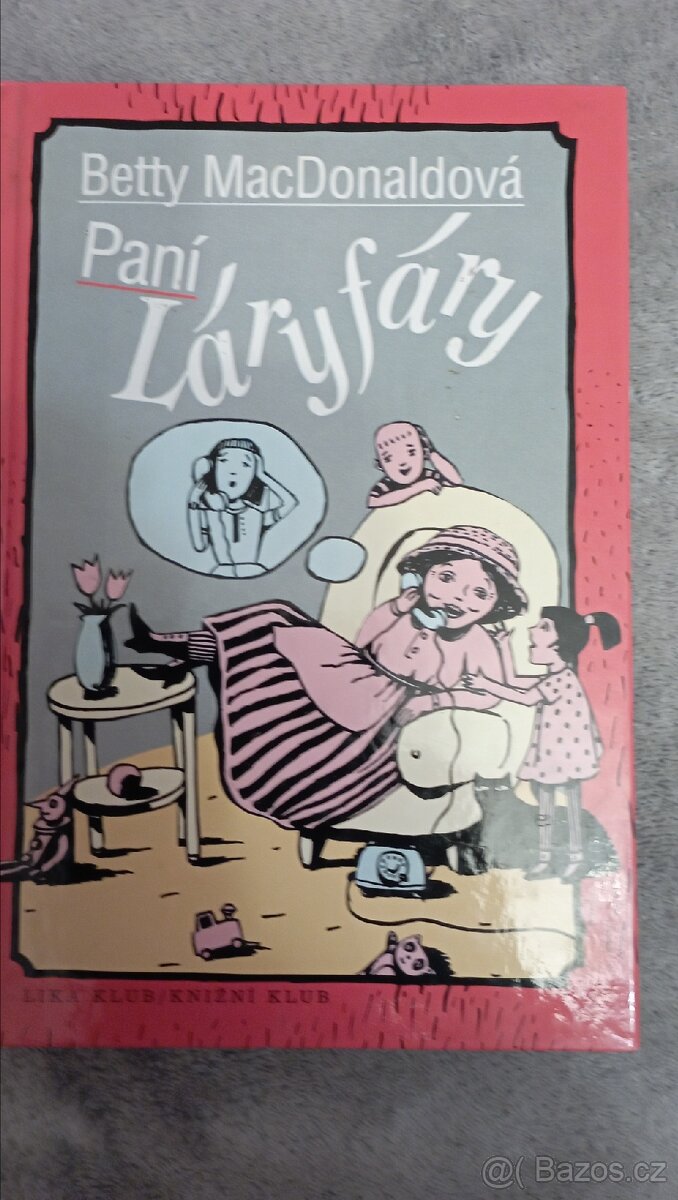 Kniha Paní Laryfary starší,ale dobrý stav, levně