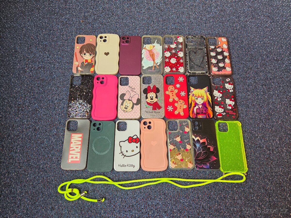 Iphone 13 - 21 x kryt (spíše dětský, dívčí motiv)