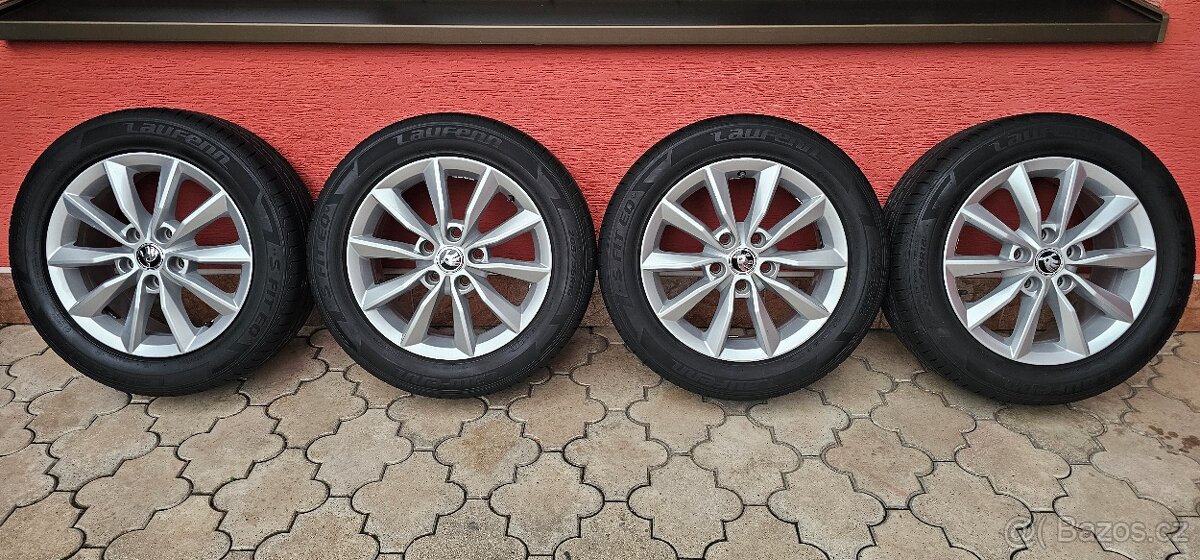 Originál alu Škoda Octavia 3 5x112 205/55 R16 - 6,5mm