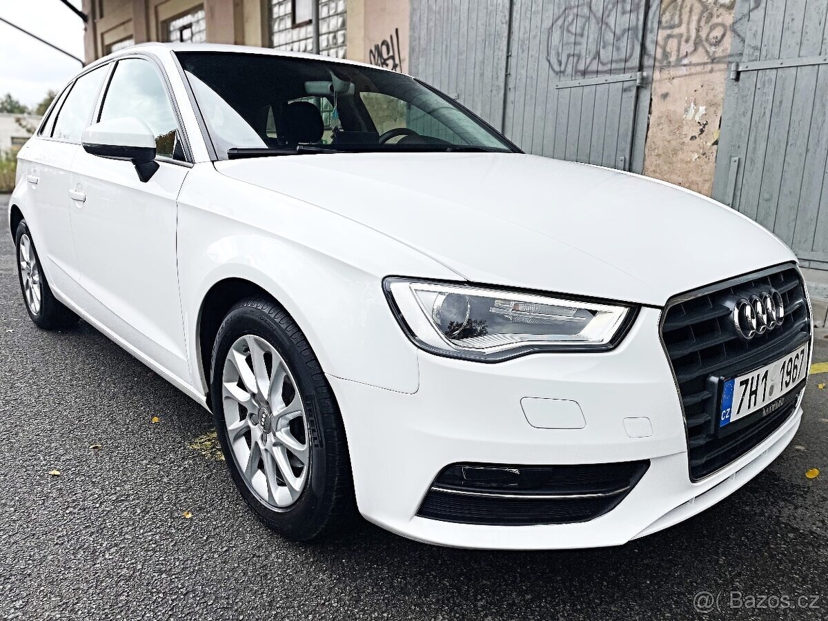 AUDI A3 SPORTBACK 1.6TDI 81KW 2016 KOUPENO ČR 97.000KM TOP