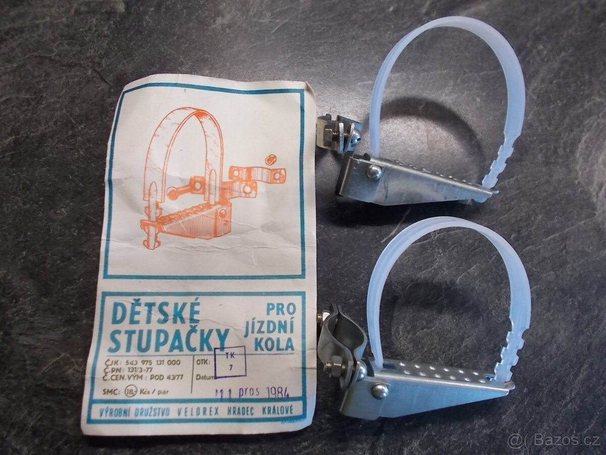 Stupačky dětské na kolo