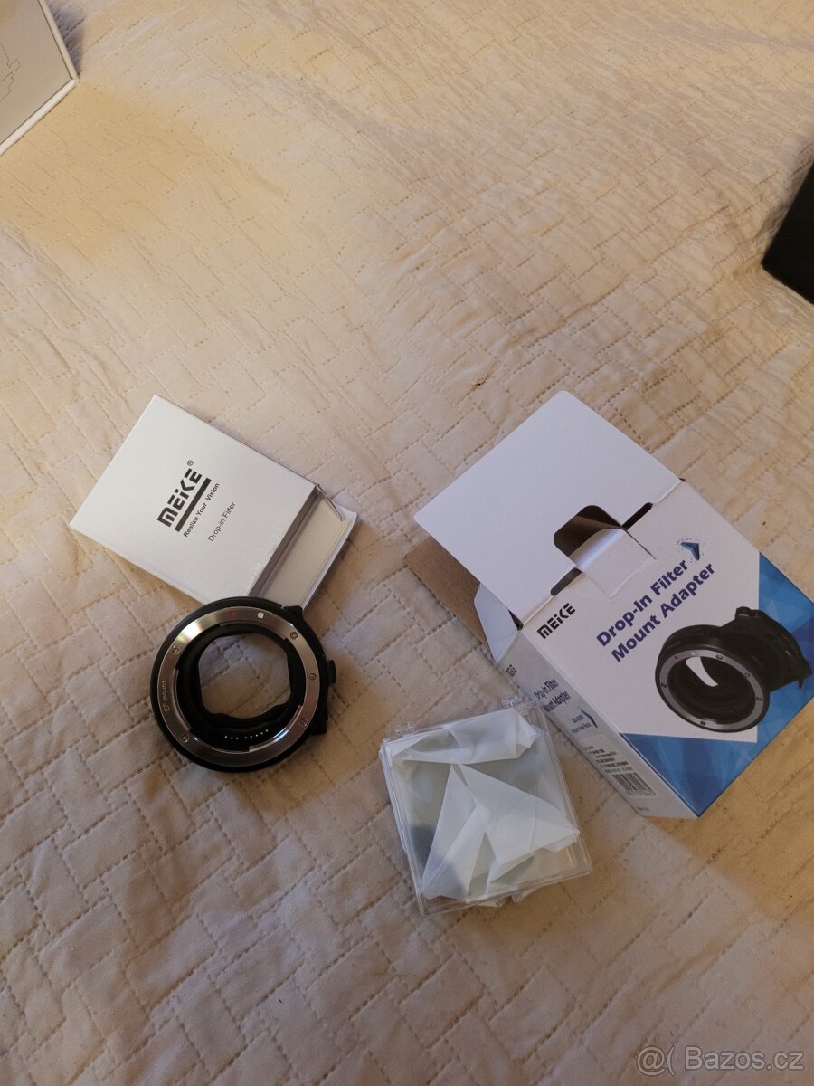 Kovový adaptér Meike MK-EFTR-C VND + CPL, Clear