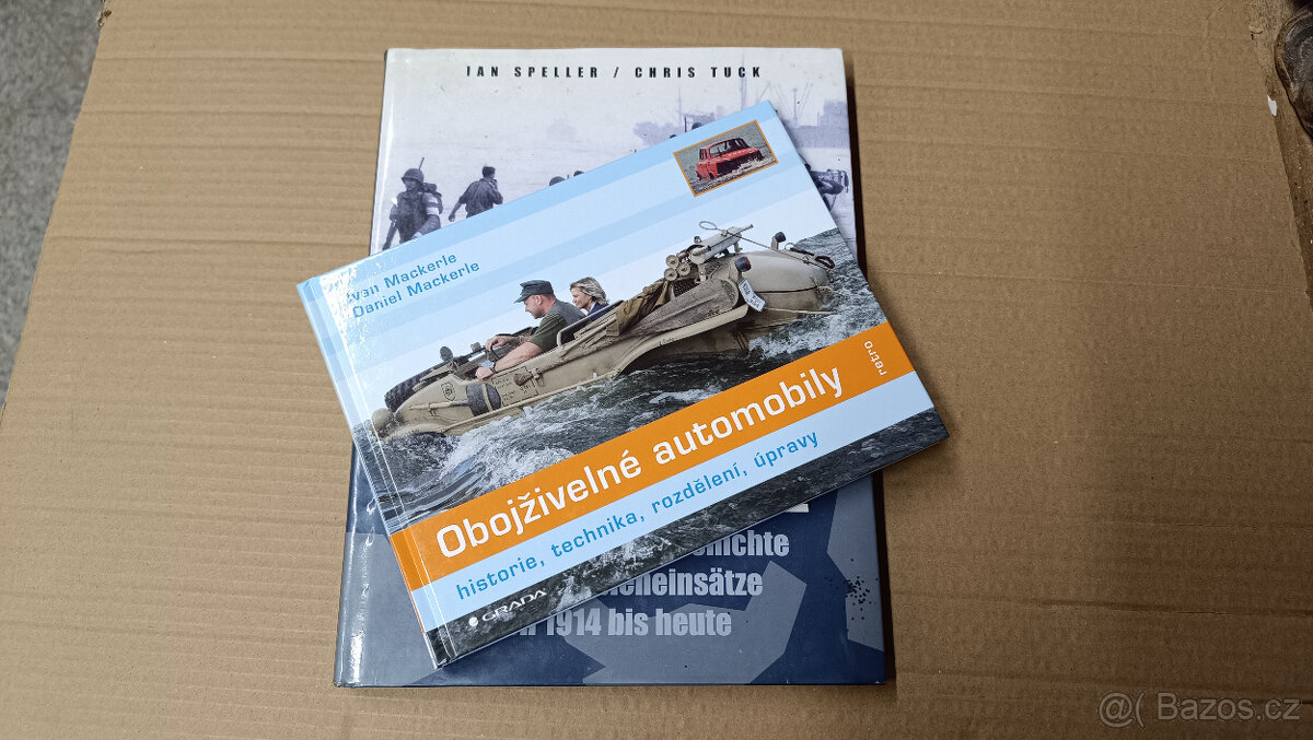 Obojživelná vozidla -2 knihy, KDF 166, Ford GPA apod