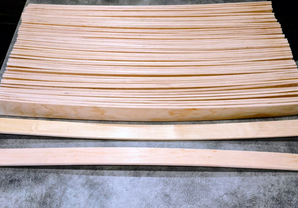 Dřevěné lamely na postel