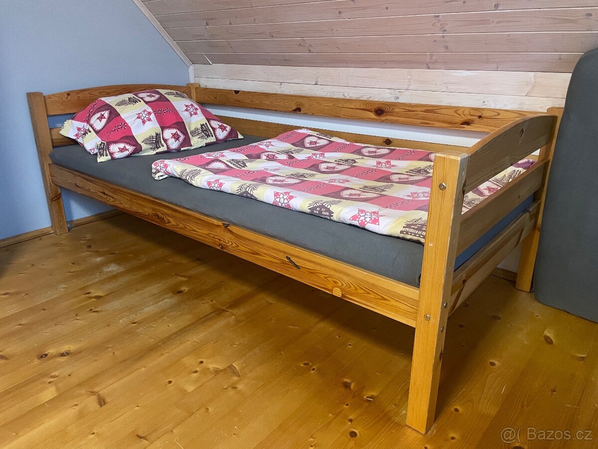 Postel 90x200 a 2 matrace