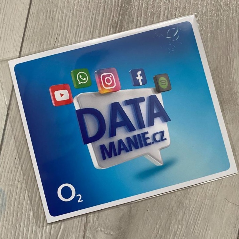 O2 Datamanie s tarifem 100GB / 349,- Kč.