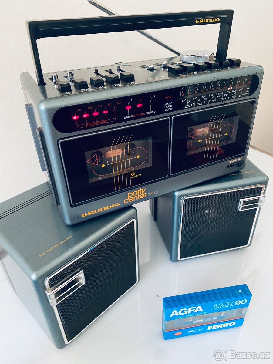 Radiomagnetofon/Boombox Grundig Party Center 2200, r.1986