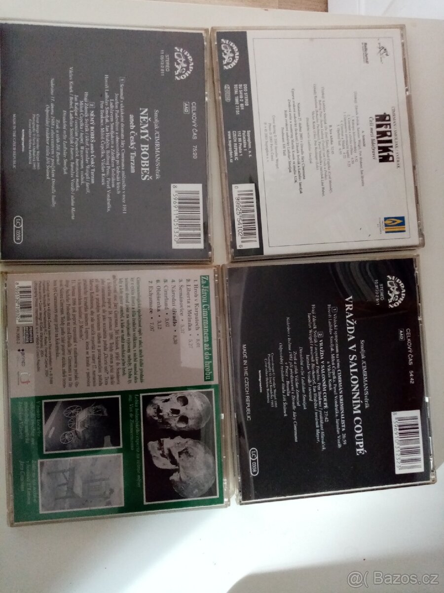 Prodám 4 origo CD-J.Cimrman divadlo(zánovní)