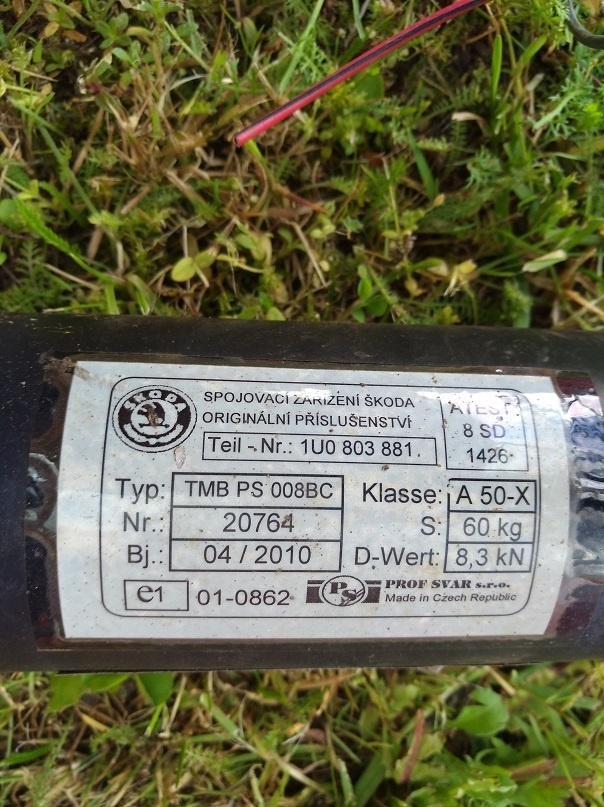 Škoda Octavia I tažné zařízení