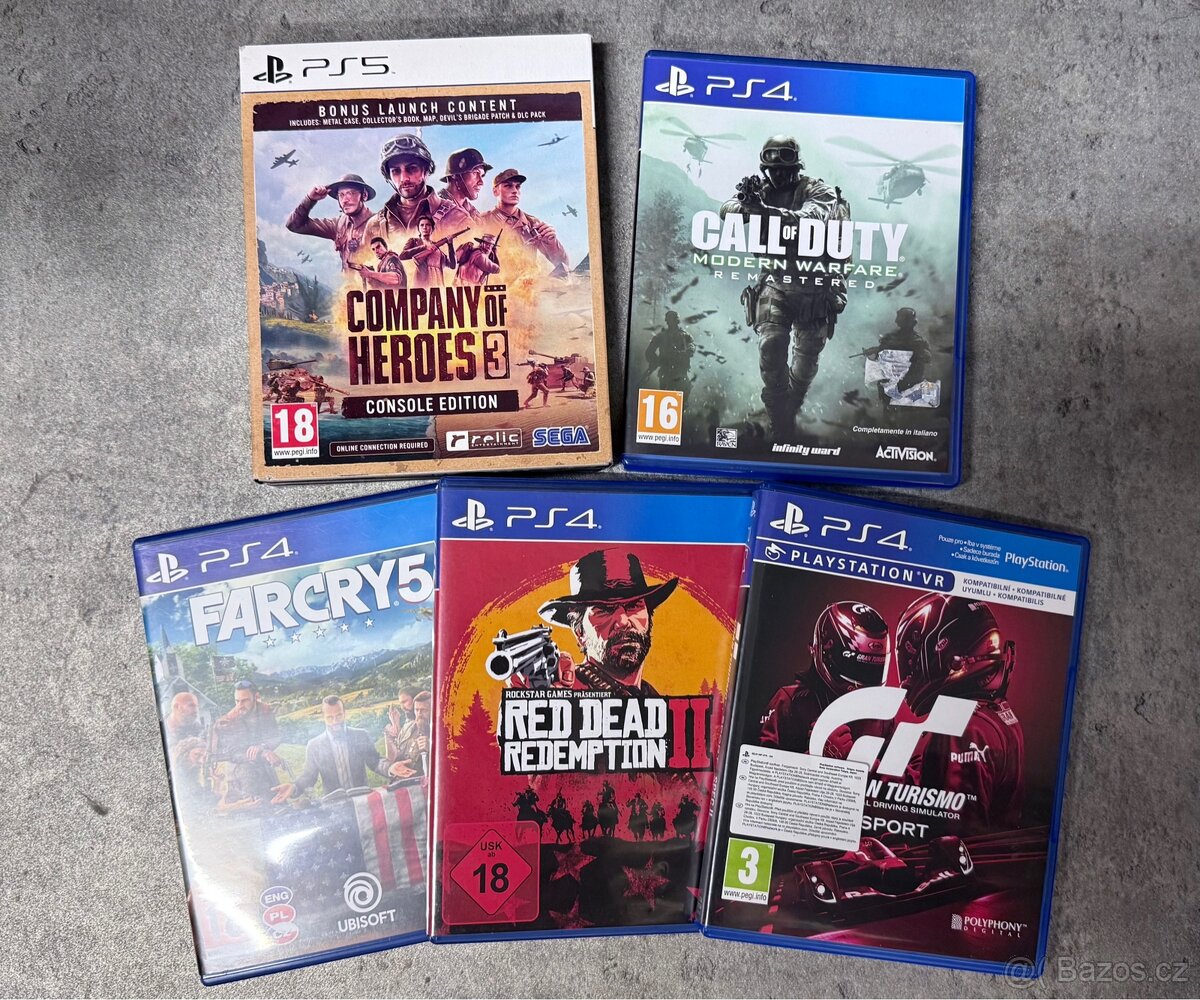 - PS5/PS4 hry -
