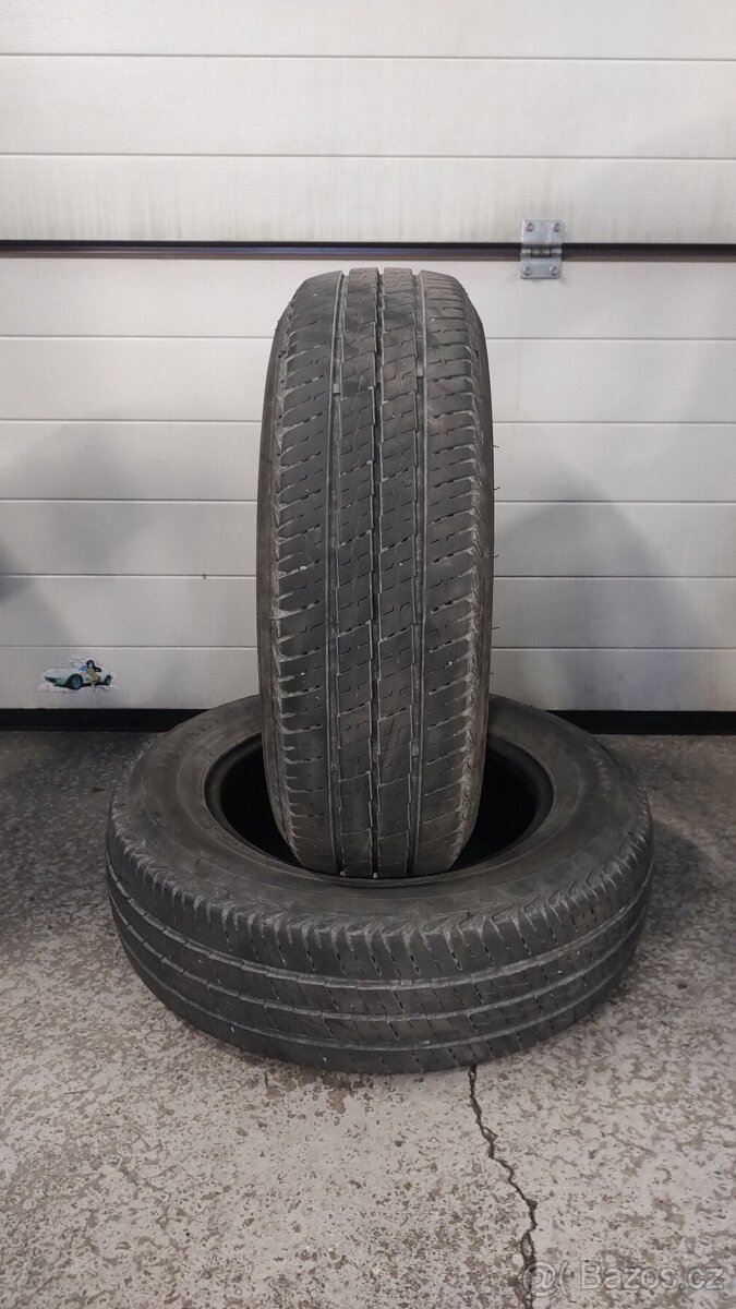 2x letní pneu 195/70/15 C