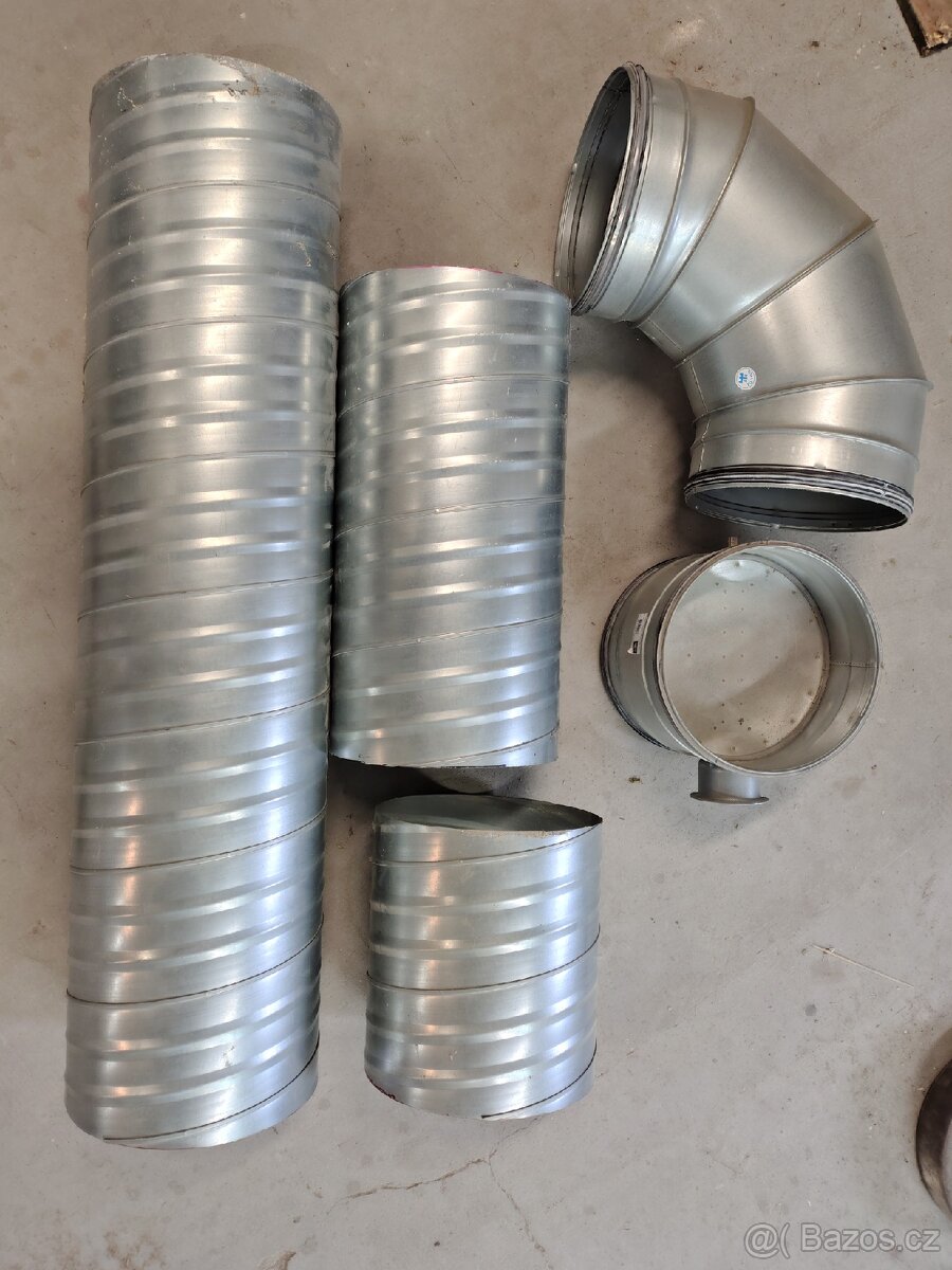 Potrubi 250mm vzduchotechnika spiro, cena za vse
