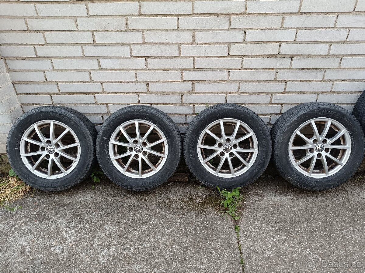 Sada 5x100 R14 originál VW na polo fabia