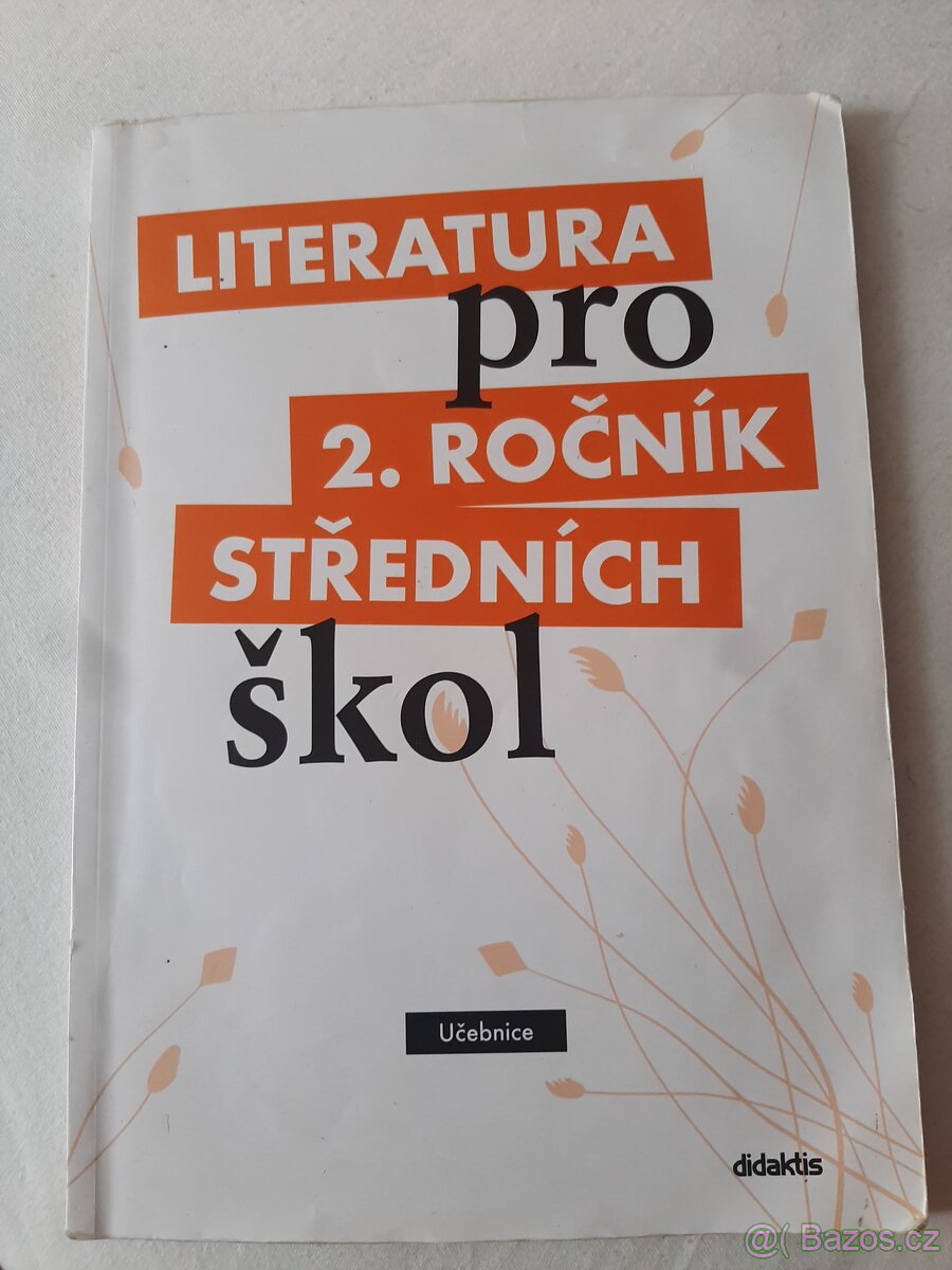Učebnice angličtiny, čítanka, pravidla českého pravopisu....
