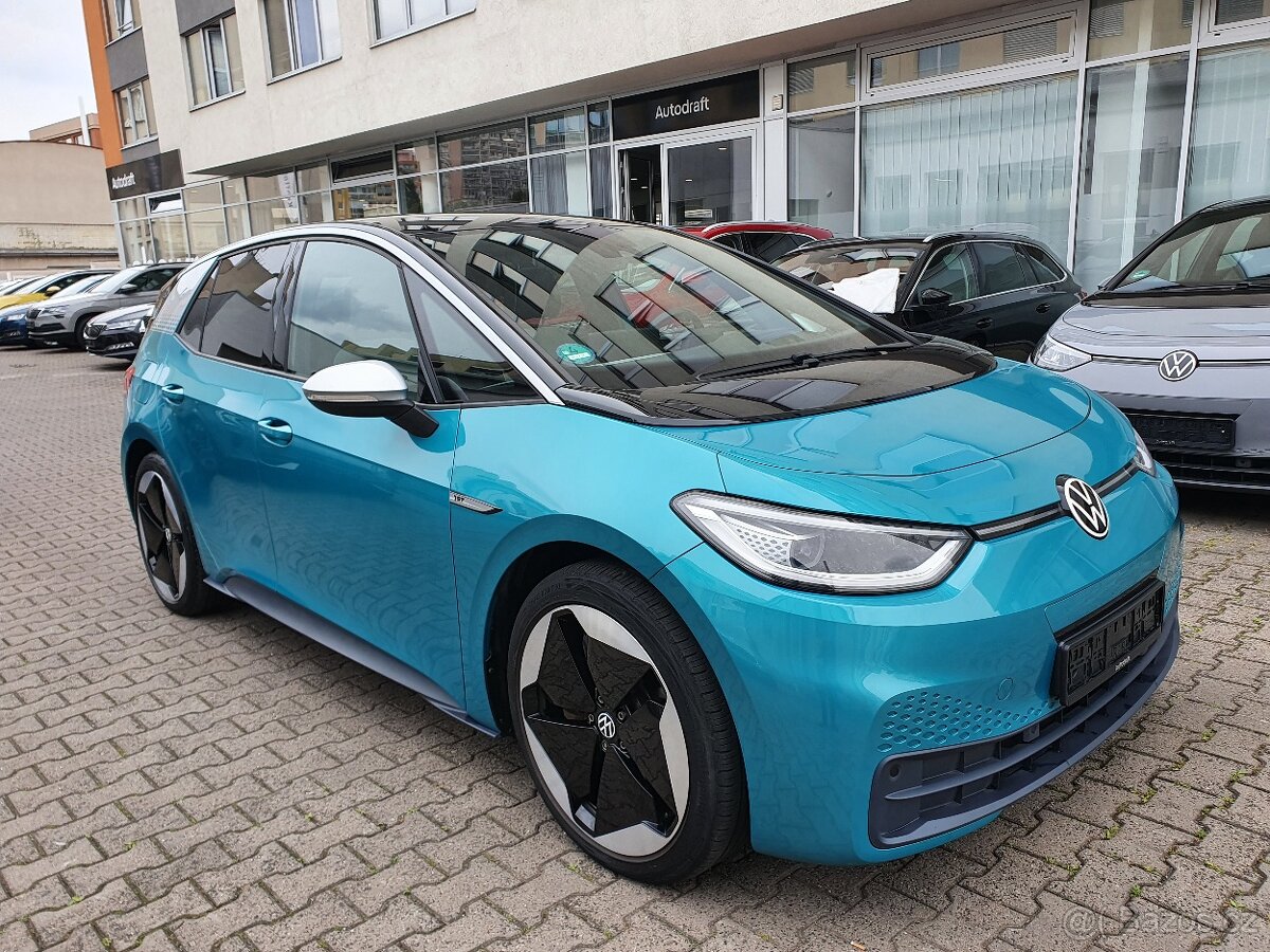 VW ID.3 Pro Performance Electric 150kW - záruka Autodraft -