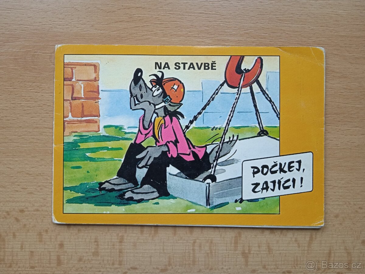 Jen počkej zajíci - Na stavbě - reporelo retro komiks