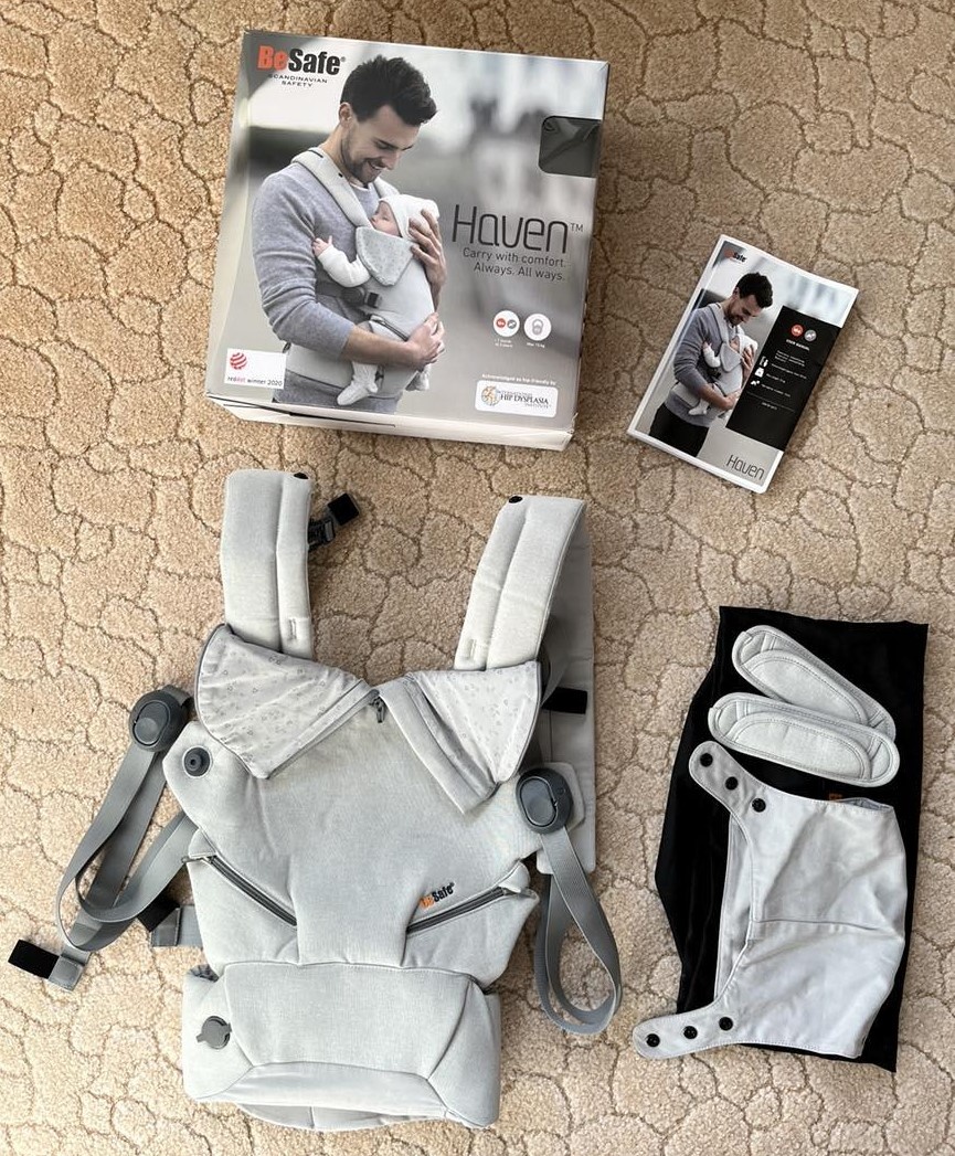 Nosítko besave heaven - 2 možnosti nošení dítěte