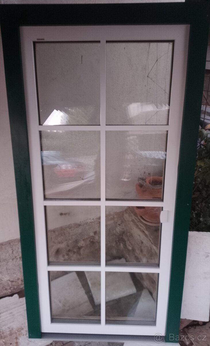 Dveře Internorm - trojsklo- kombinace dřevo, hliník, plast