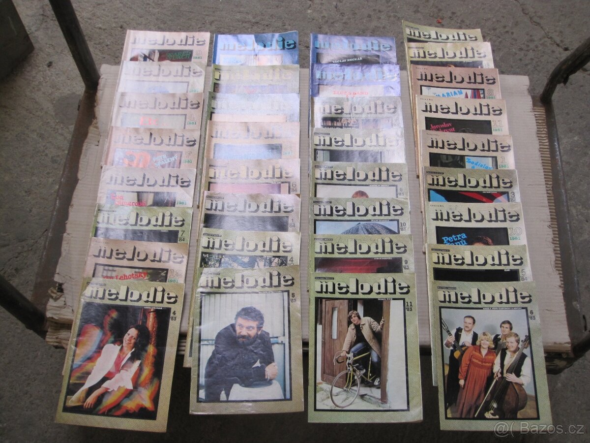 časopis Melodie z r.1982-1983