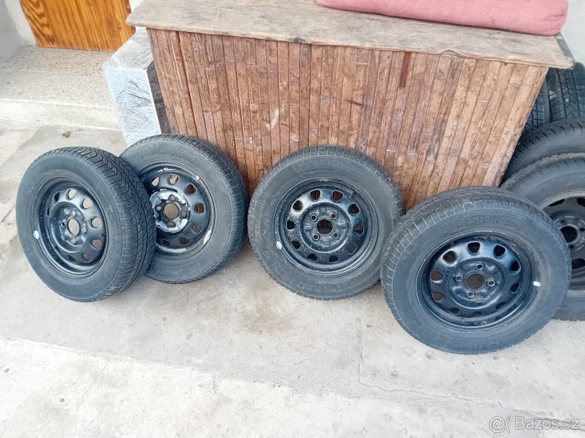 disky s pneu 4x100 r13 plus 165/70 r13 79T