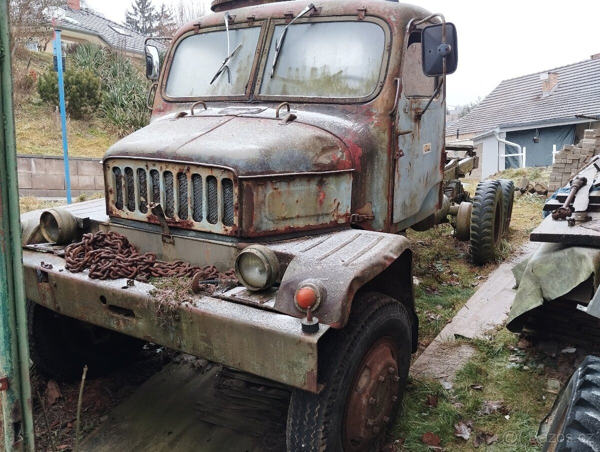 Prodám Praga V3S valník s navijákem