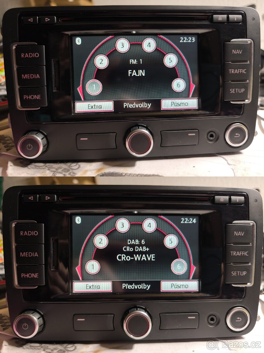 VW RNS315 BT DAB autorádio navigace 3C0035279B