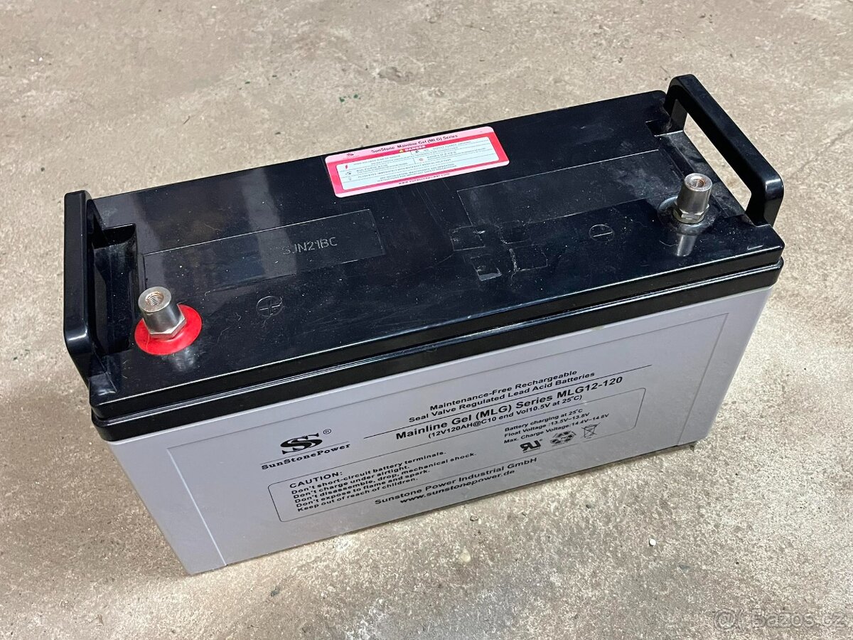 GEL akumulátor 12V/120Ah Sunstone Power MLG12-120