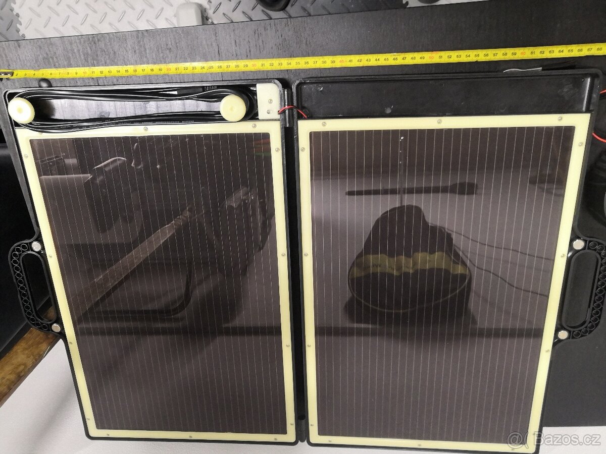 Solární panel 50w včetně regulátoru+nabíjecí svítilna