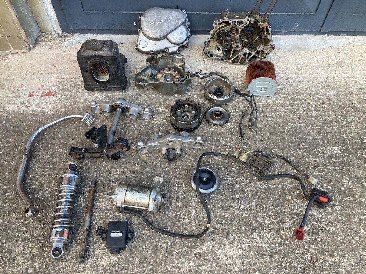 Honda rebel 125 - stator, rotor, spojka