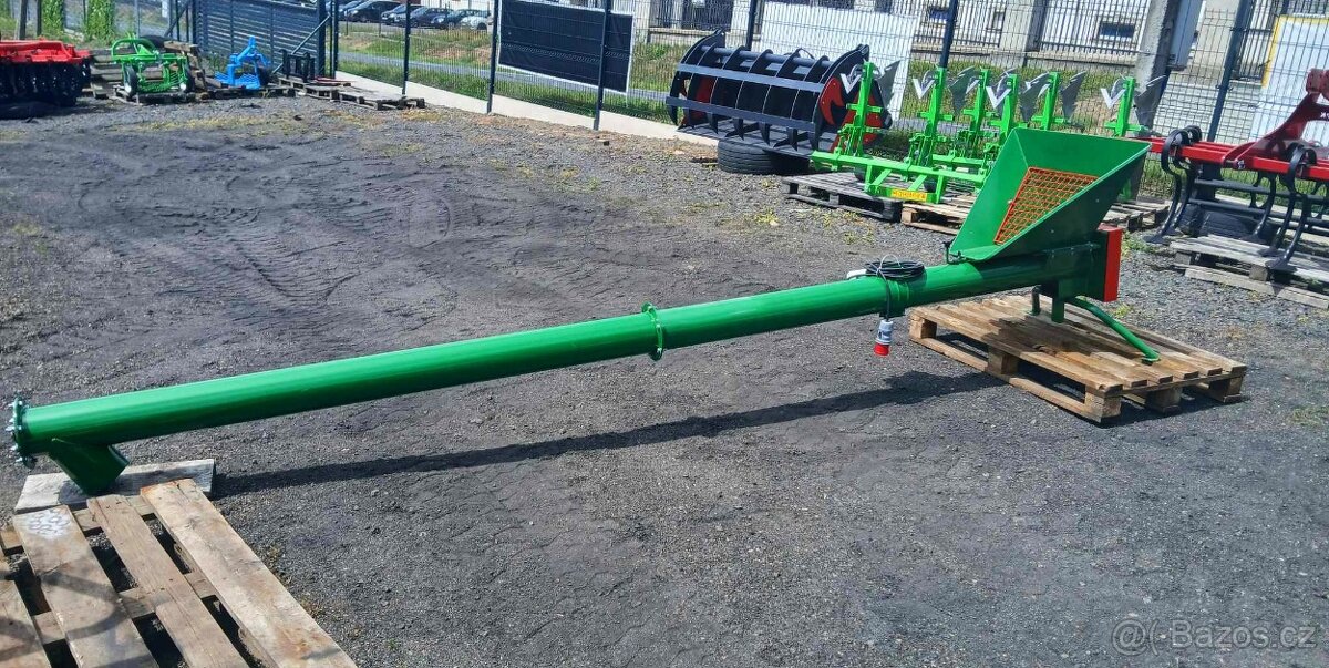 Šnekový dopravník AGRO-MR s násypkou