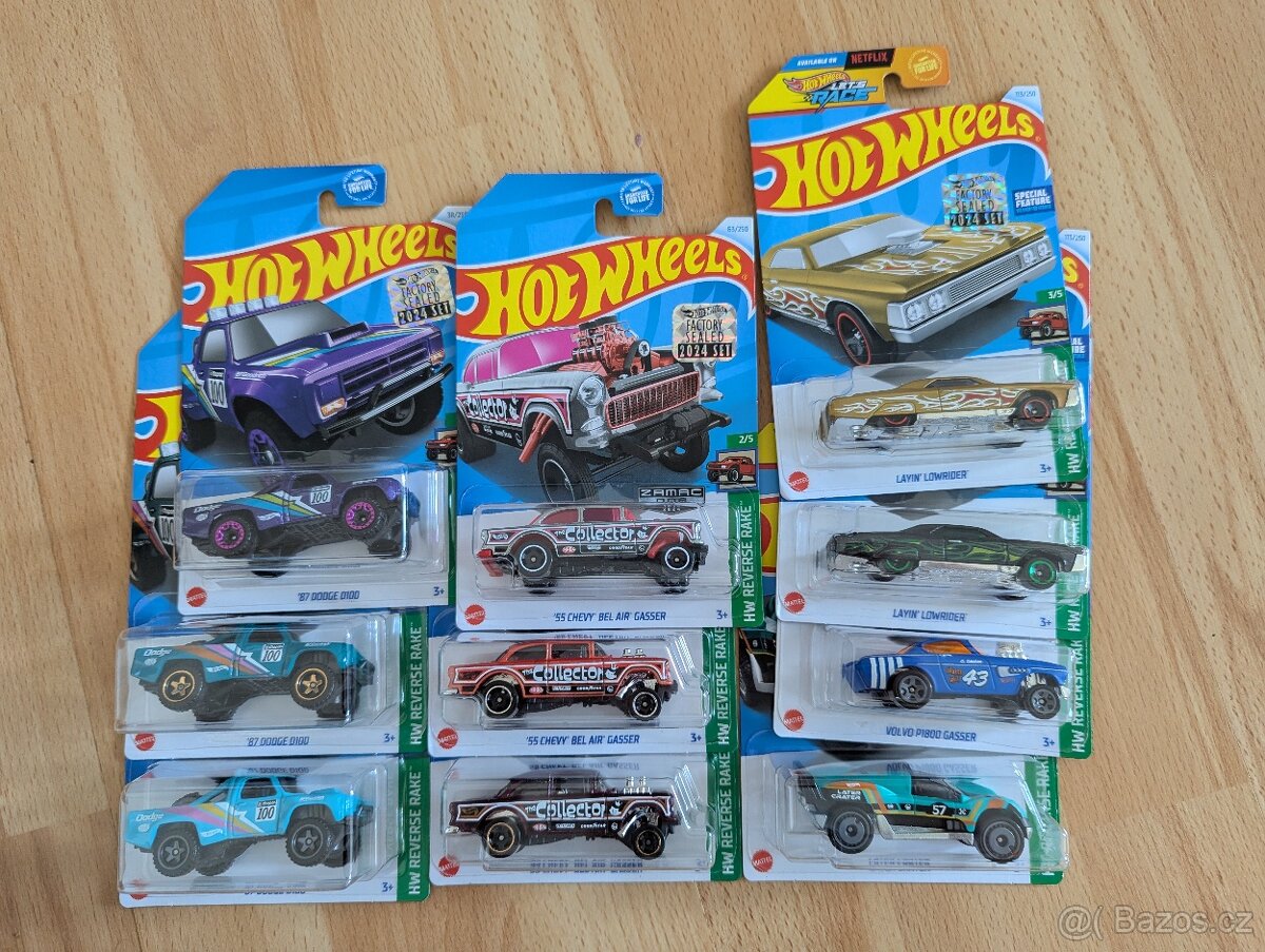 Hot Wheels Reverse Rake set 2024 TH