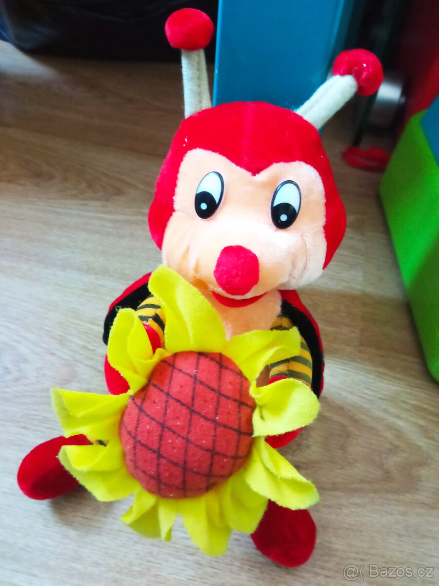 Krásná plyšová včelka 25 cm