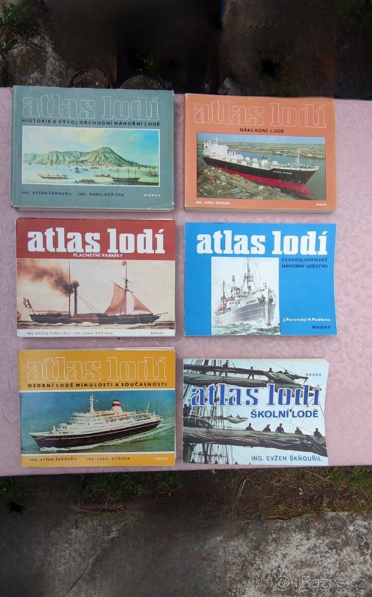 Atlas lodí (6 dílná sada)