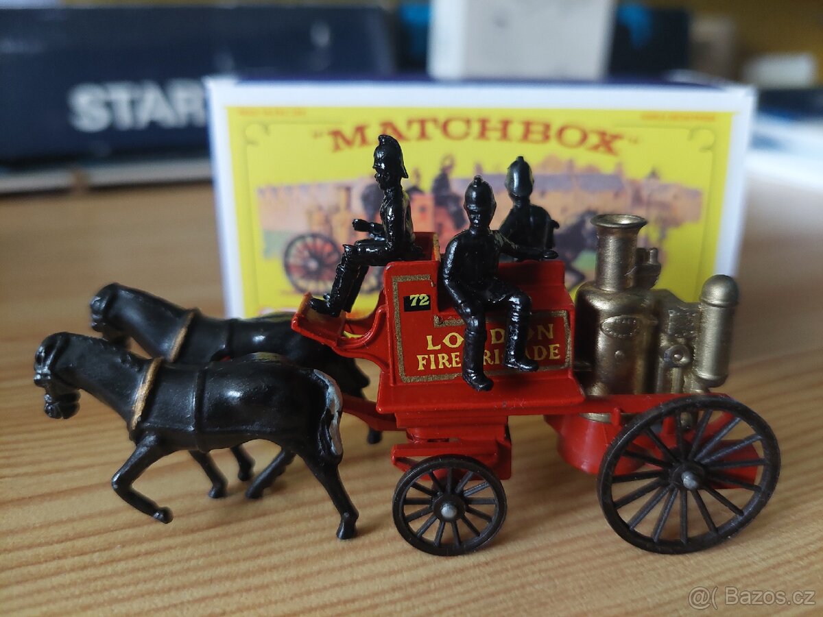 Matchbox yesteryear Y4HORSE DRAWN FIRE ENGINE