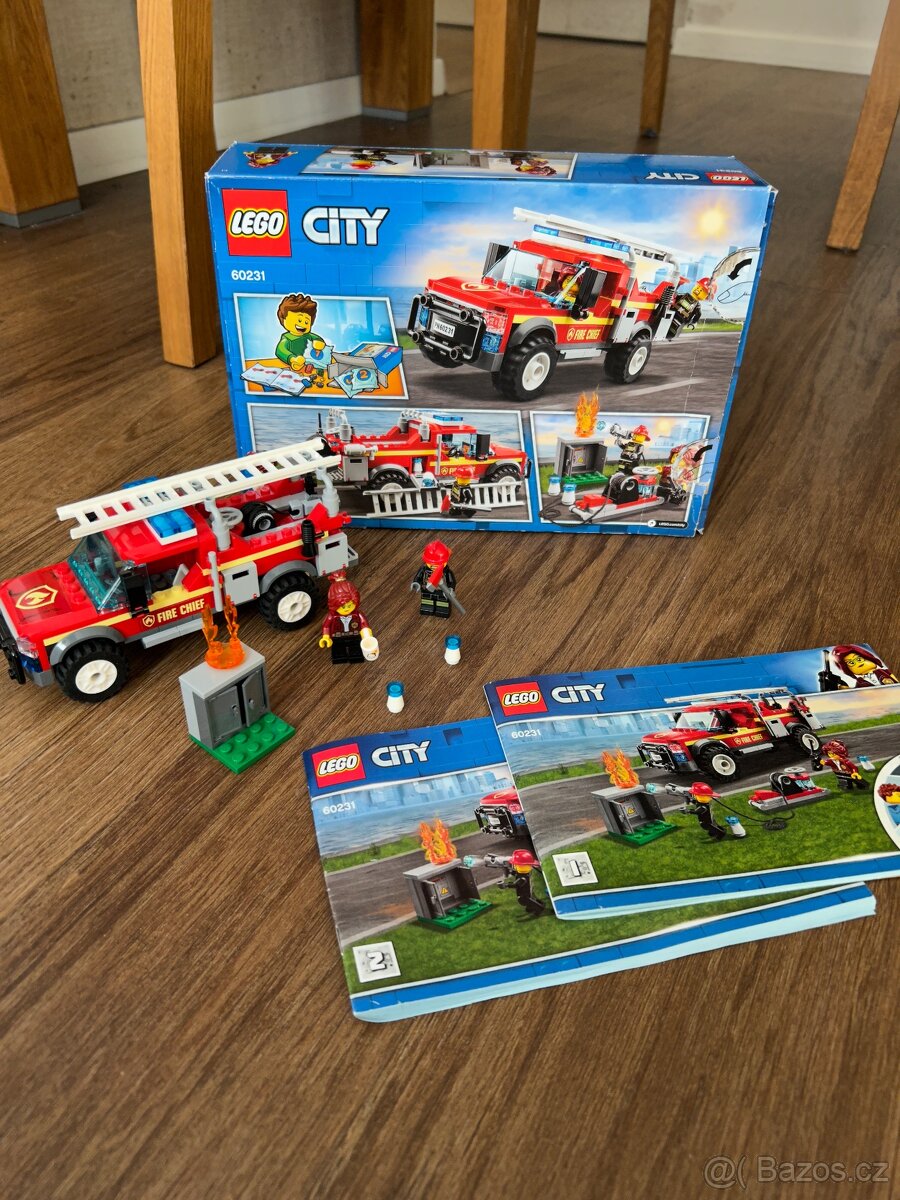 LEGO CITY Hasiči 60231 KOMPLETNÍ -Zásahový vůz velitelky