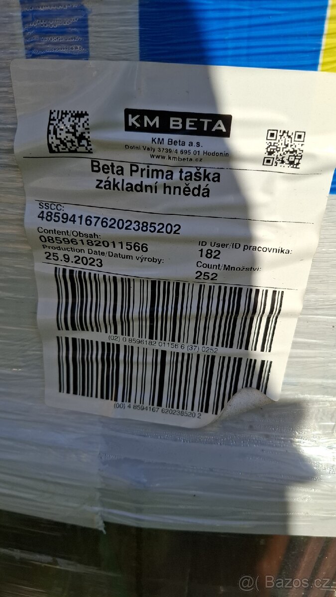 Prodam tasky KM Beta Prima, sleva cca 40%.