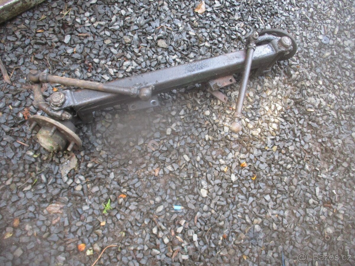 polomotor, nápravy,  rám a řízení Multicar M 21