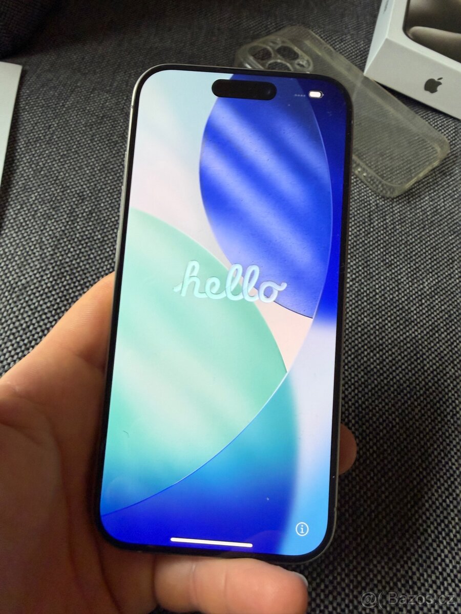 IPhone 15 Pro, 256 GB, záruka