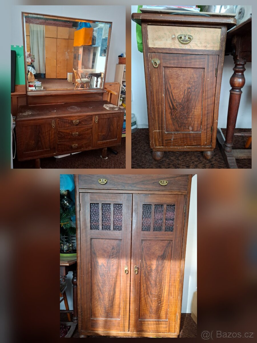 Starý dřevěný nábytek