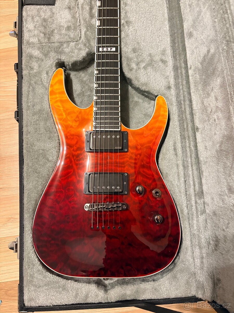 ESP E-II Horizon NT-II Amber Fade