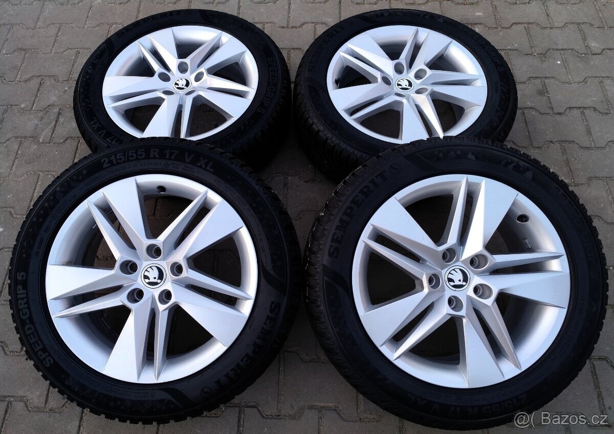 Alu kola originál Škoda Superb III 5x112 R17 Markab