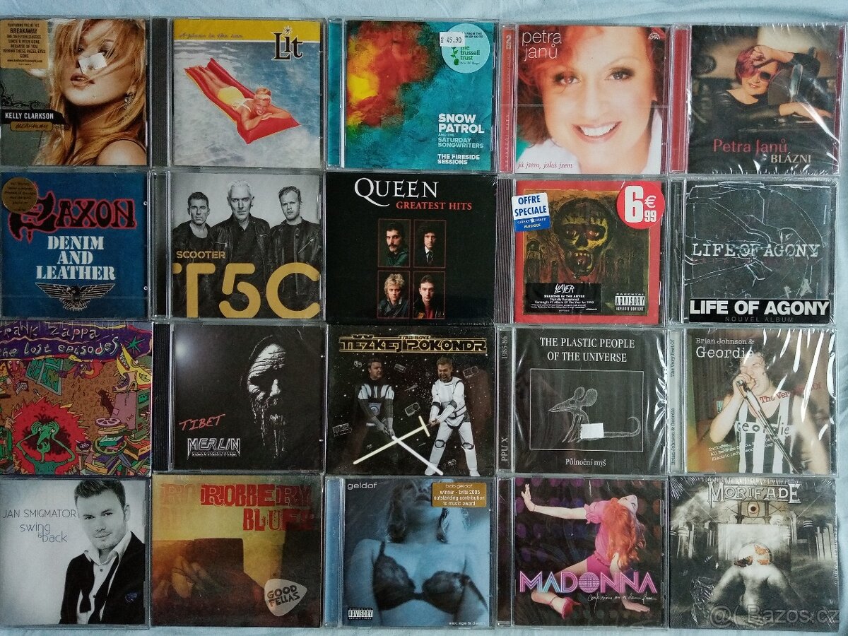 Nove foto 22.10.originalne zabalene MC a CD od 99 Kc