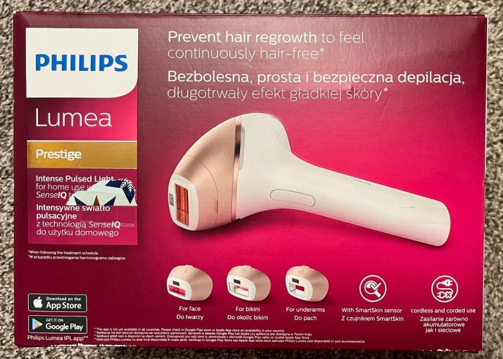 Epilátor PHILIPS Lumea BRI956 nepoužívaný