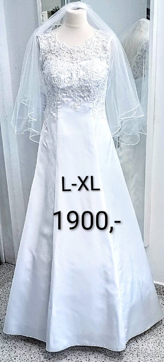 SATÉNOVÉ svatební šaty do TANEČNÍCH