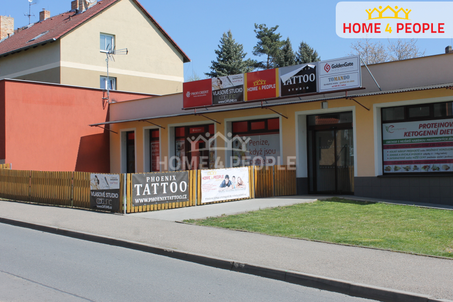 Obchodní prostory o výměře 50m2 a zahrádka 69m2