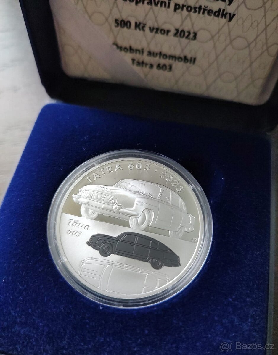 Mince ČNB Tatra 603