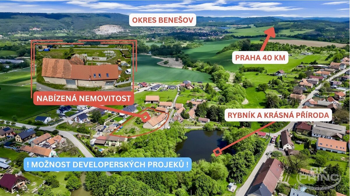 Prodej hospodářského stavení, statku, na pozemku 2.701 m2, B