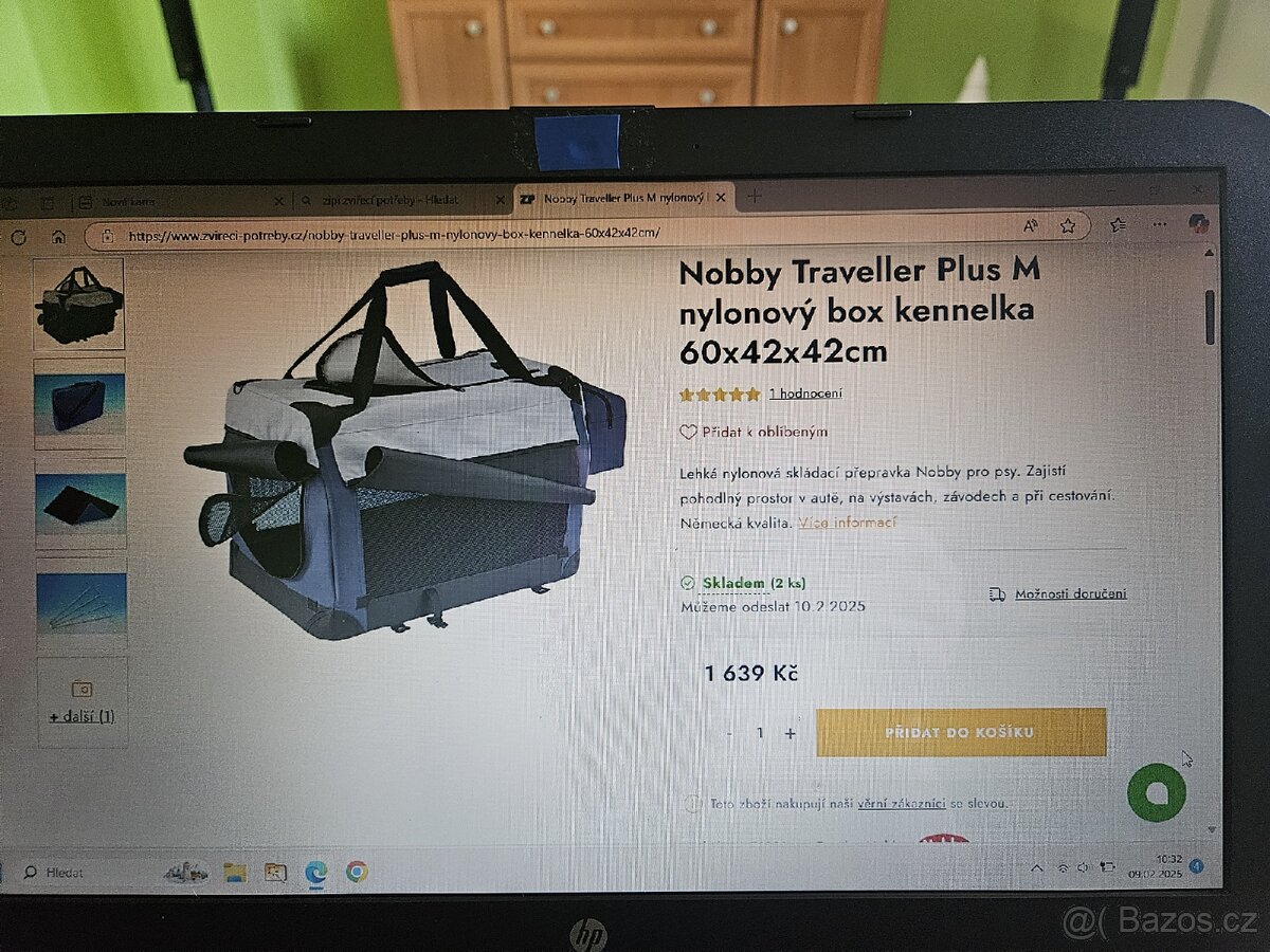 Nylonový box pro psy 800 Kč
